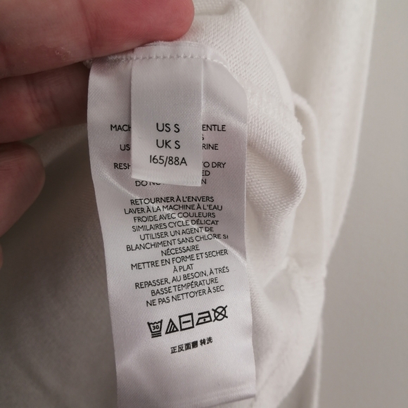 By Anthropologie Puff Sleeve Turtleneck Long Sleeve Sweater in Ivory Small - Picture 12 of 16